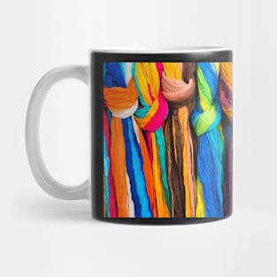 Rainbow scarfs Mug